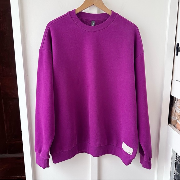 VUORI purple restore oversized crewneck sweatshirt 2.0 - Picture 3 of 8